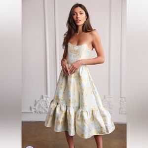 V. Chapman-  Virginia Dress in Ice Cream Baroque Floral - size 6